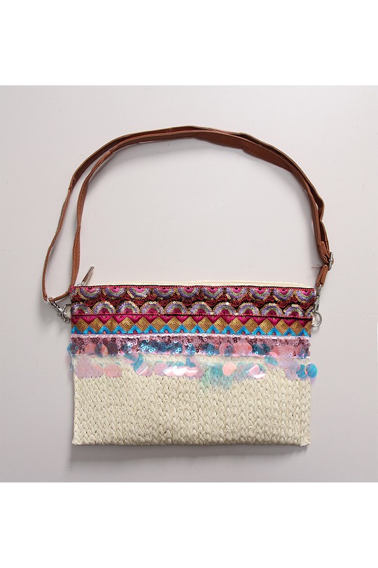 Sacs à bandoulière Maroquinerie Taupe SARL LIFA  SP8861 Efashion Paris