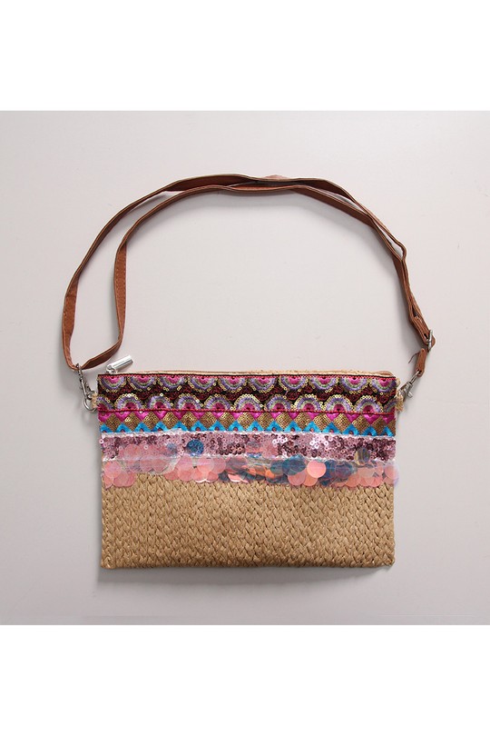 Sacs à bandoulière Maroquinerie Taupe SARL LIFA  SP8861 Efashion Paris