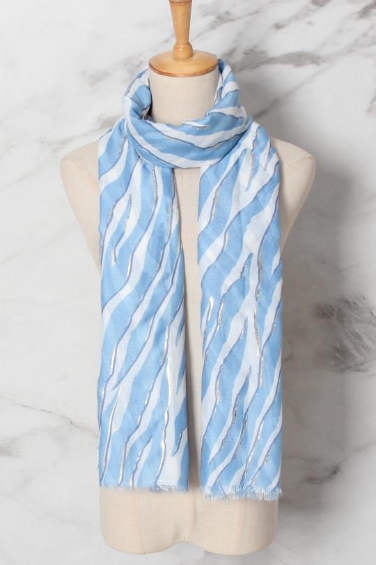 Écharpes Accessoires Bleu clair SARL LIFA  S70806 Efashion Paris