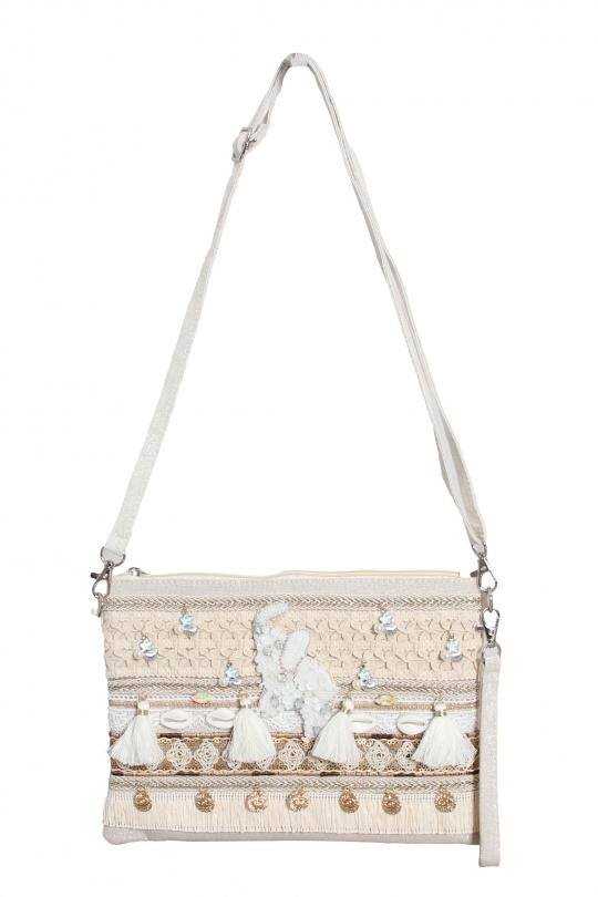 Sacs à bandoulière Maroquinerie Blanc SARL LIFA  SP9107 Efashion Paris