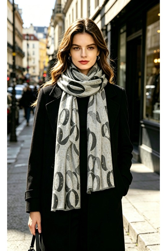 Écharpes Accessoires Noir SARL LIFA  S70305 Efashion Paris