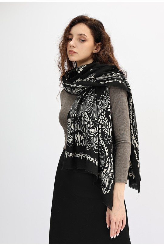 Écharpes Accessoires Noir SARL LIFA  S70621 Efashion Paris