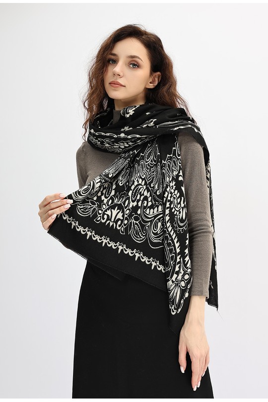 Écharpes Accessoires Noir SARL LIFA  S70621 Efashion Paris