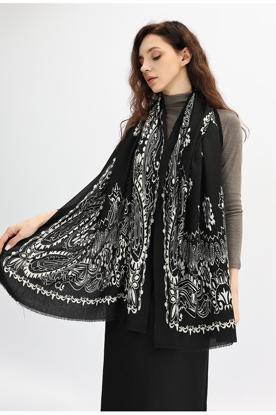 Écharpes Accessoires Noir SARL LIFA  S70621 Efashion Paris