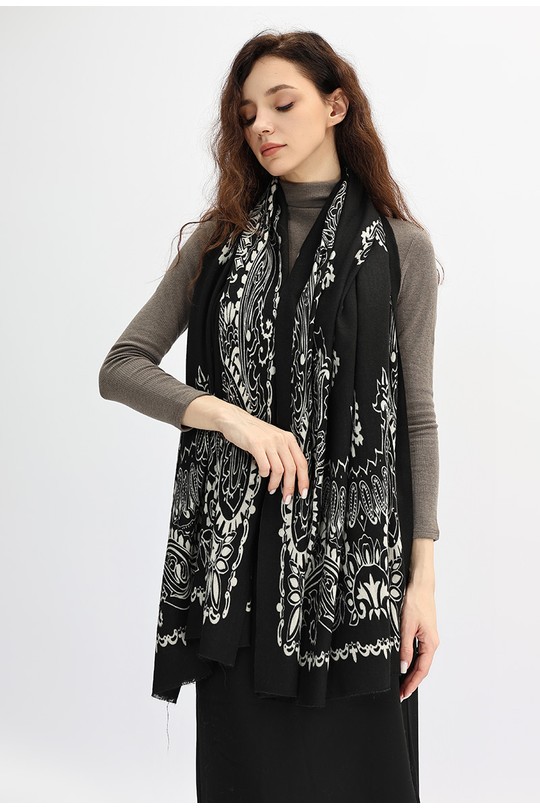 Écharpes Accessoires Noir SARL LIFA  S70621 Efashion Paris