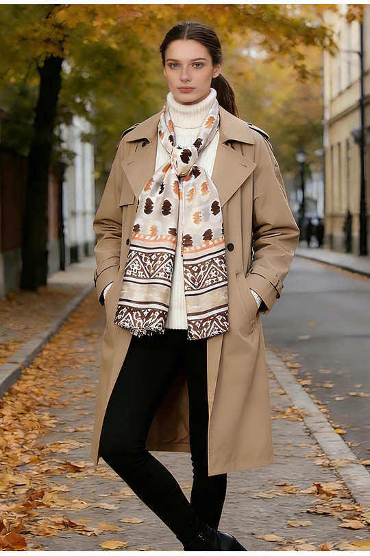 Écharpes Accessoires Beige SARL LIFA  S70814 Efashion Paris