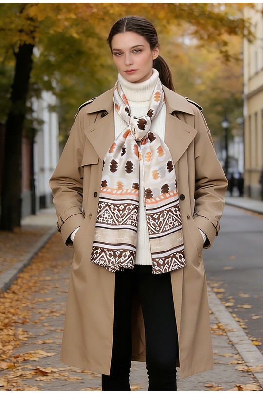 Écharpes Accessoires Beige SARL LIFA  S70814 Efashion Paris