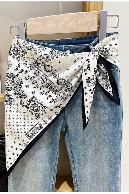 Foulards Accessoires Blanc SARL LIFA  S70849 Efashion Paris