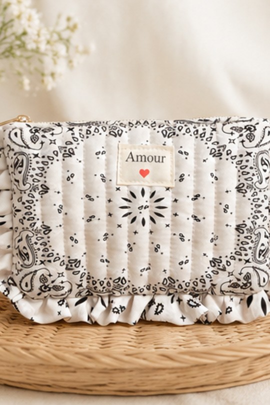 Pochettes Maroquinerie Noir SARL LIFA  XD33452 Efashion Paris