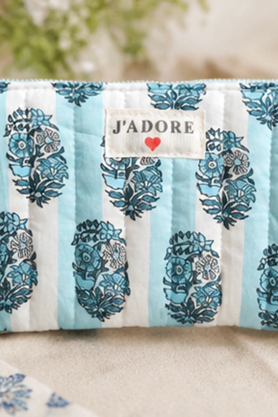 Pochettes Maroquinerie Bleu clair SARL LIFA  XD33441 Efashion Paris