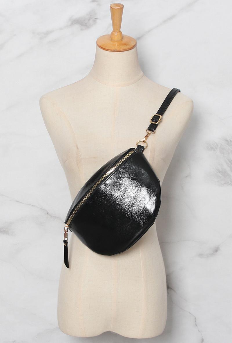 Sacs bananes Maroquinerie Noir SARL LIFA  SP8474 #c Efashion Paris