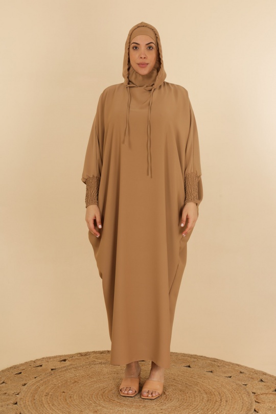 Abaya Femme Camel J JEANS AB170 Efashion Paris