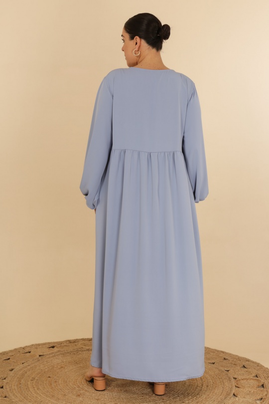 Abaya Femme Bleu jean J JEANS AB169 Efashion Paris