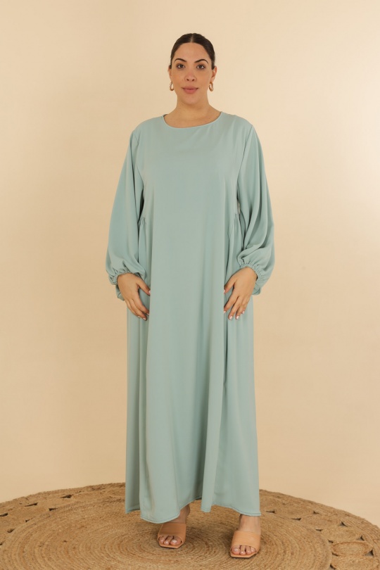 Abaya Femme Bleu jean J JEANS AB169 Efashion Paris
