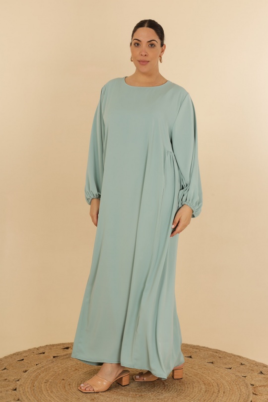 Abaya Femme Bleu jean J JEANS AB169 Efashion Paris
