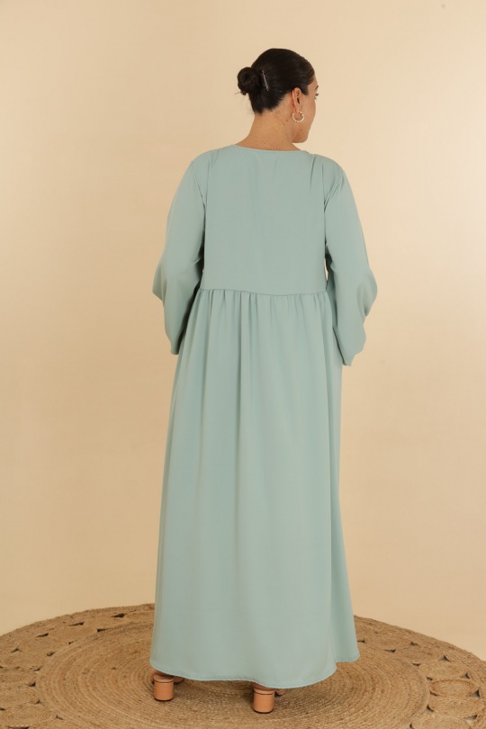 Abaya Femme Bleu jean J JEANS AB169 Efashion Paris
