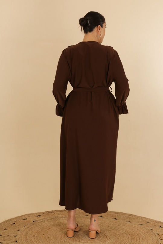 Abaya Femme Camel J JEANS AB168 Efashion Paris