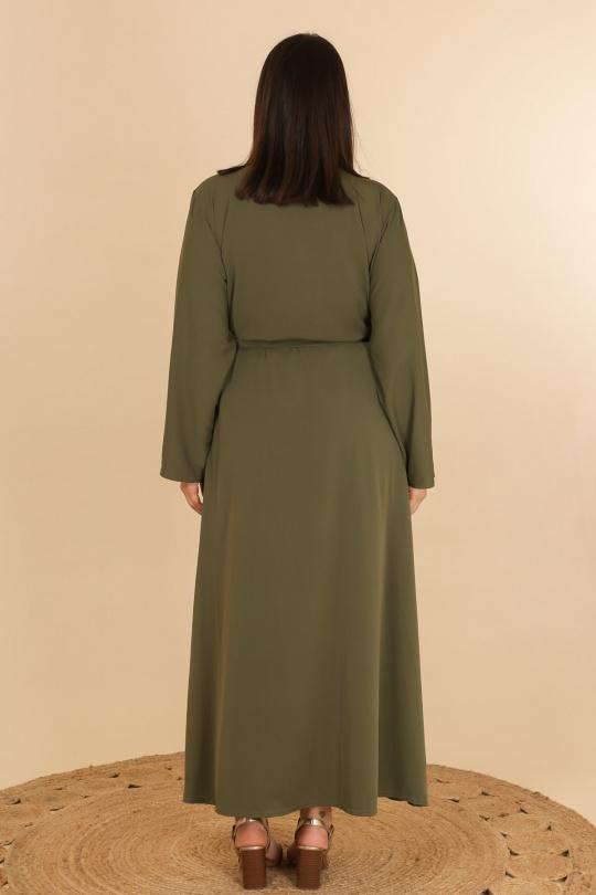 Abaya Femme Kaki J JEANS AB171 Efashion Paris
