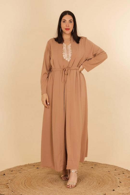 Abaya Femme Kaki J JEANS AB171 Efashion Paris