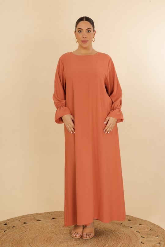 Abaya Femme Rouille J JEANS AB178 Efashion Paris