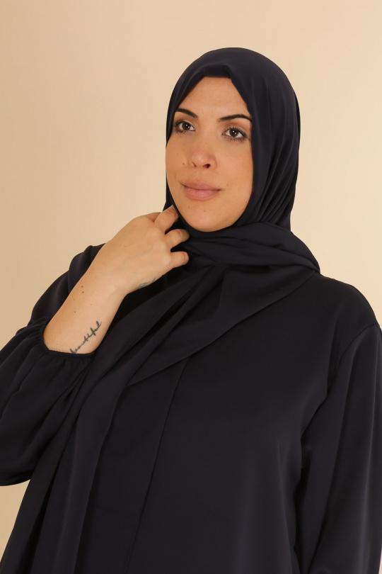 Abaya Femme Bleu canard J JEANS AB177 Efashion Paris