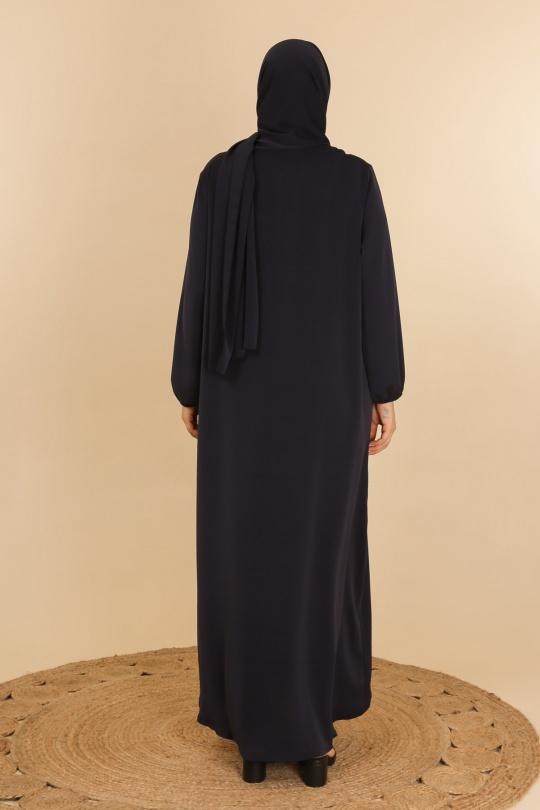 Abaya Femme Bleu canard J JEANS AB177 Efashion Paris