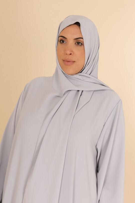 Abaya Femme Bleu canard J JEANS AB177 Efashion Paris