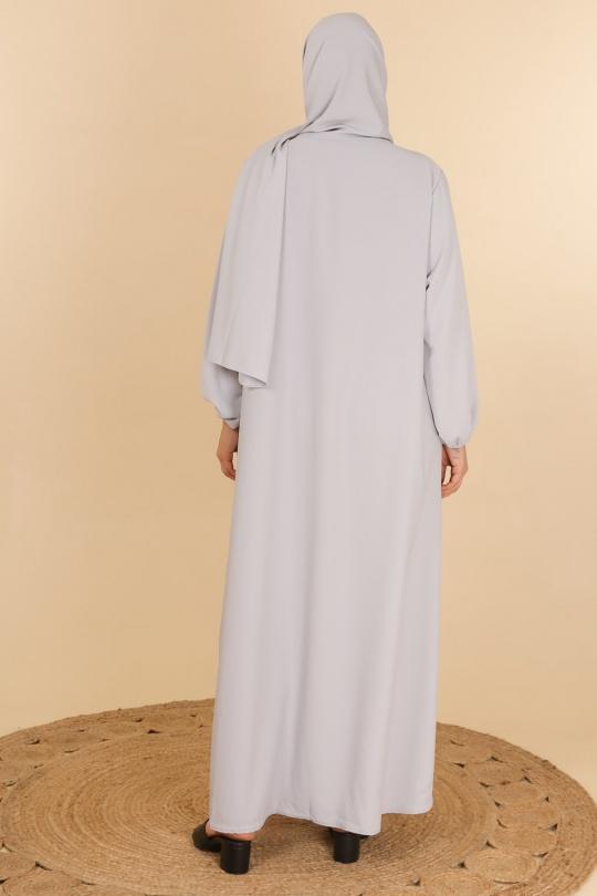 Abaya Femme Bleu canard J JEANS AB177 Efashion Paris