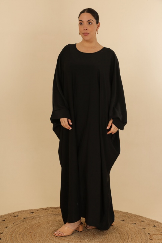 Abaya Femme Noir J JEANS AB175 Efashion Paris
