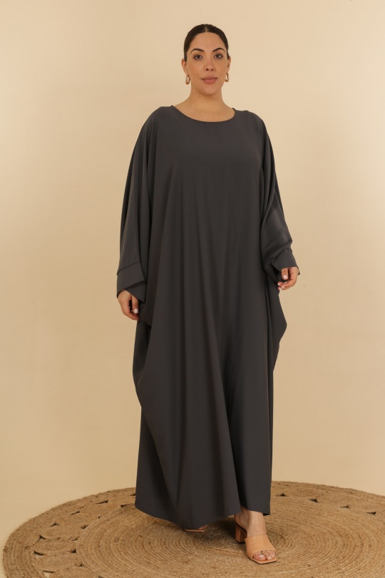 Abaya Femme Noir J JEANS AB175 Efashion Paris