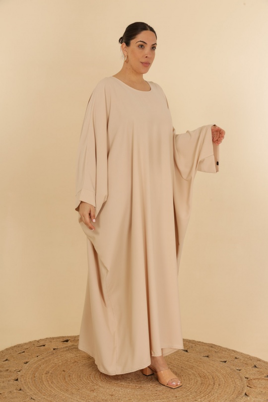 Abaya Femme Noir J JEANS AB175 Efashion Paris
