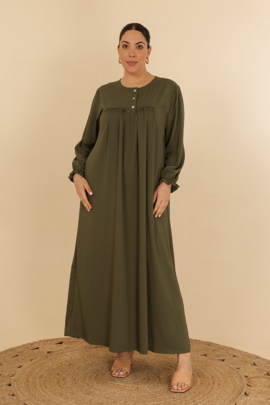 Abaya Femme Marron J JEANS AB172 Efashion Paris