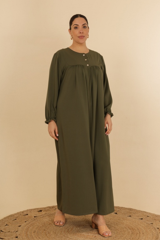 Abaya Femme Marron J JEANS AB172 Efashion Paris