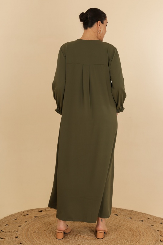Abaya Femme Marron J JEANS AB172 Efashion Paris