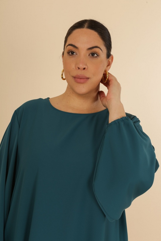 Abaya Femme Blanc J JEANS AB192 Efashion Paris
