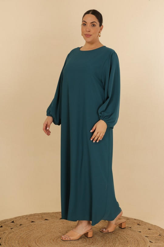 Abaya Femme Blanc J JEANS AB192 Efashion Paris