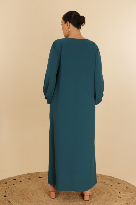 Abaya Femme Blanc J JEANS AB192 Efashion Paris