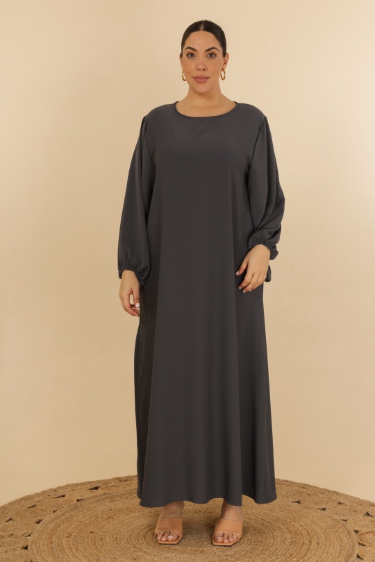 Abaya Femme Blanc J JEANS AB192 Efashion Paris