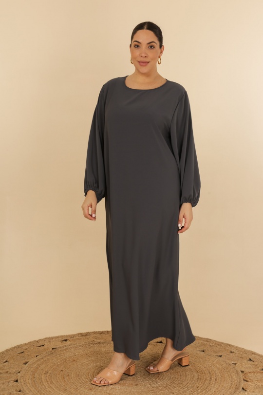 Abaya Femme Blanc J JEANS AB192 Efashion Paris