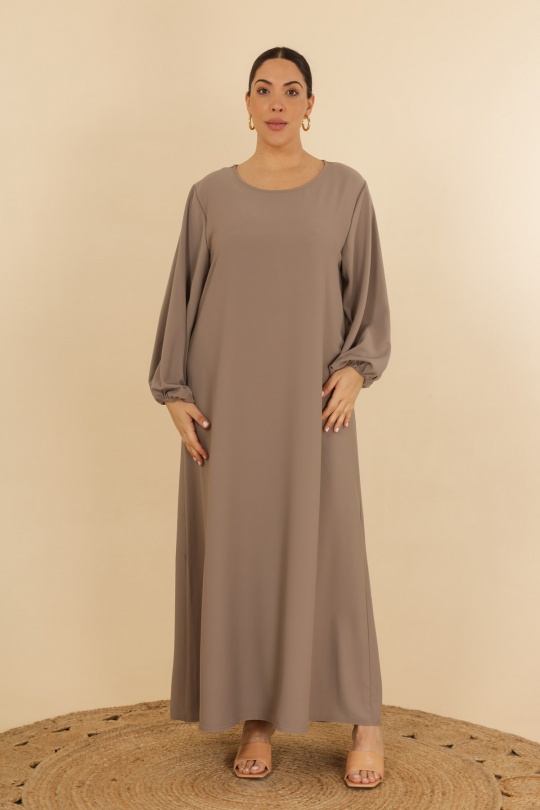 Abaya Femme Blanc J JEANS AB192 Efashion Paris