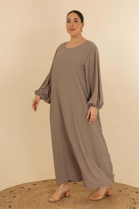Abaya Femme Blanc J JEANS AB192 Efashion Paris