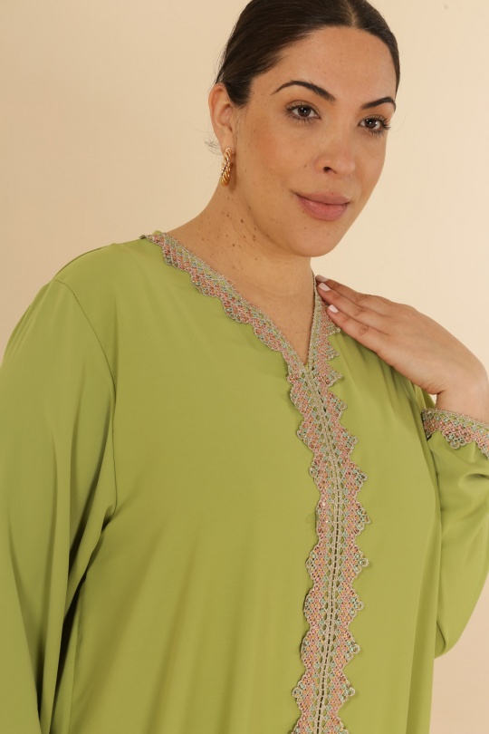 Abaya Femme Bleu jean J JEANS AB187 Efashion Paris