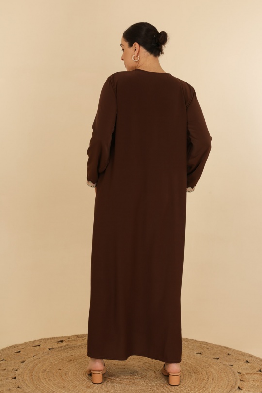 Abaya Femme Bleu jean J JEANS AB187 Efashion Paris