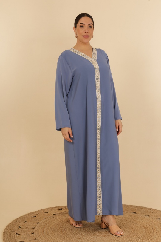 Abaya Femme Camel J JEANS AB186 Efashion Paris