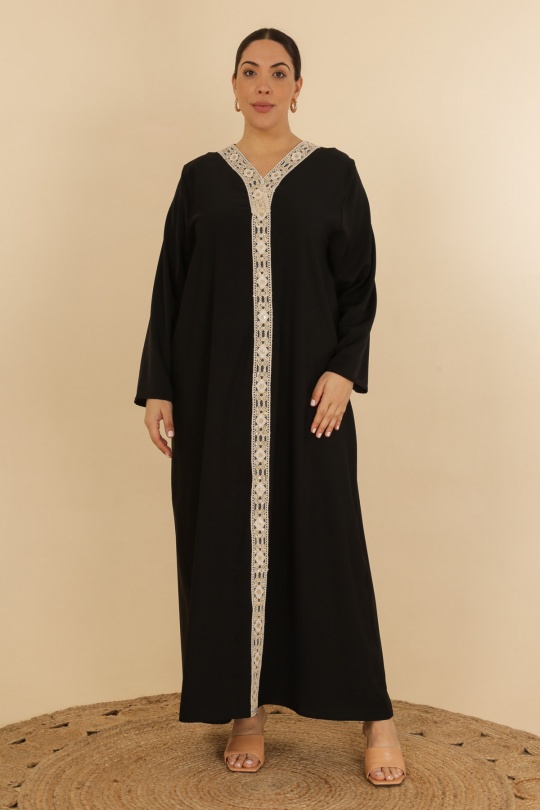 Abaya Femme Camel J JEANS AB186 Efashion Paris