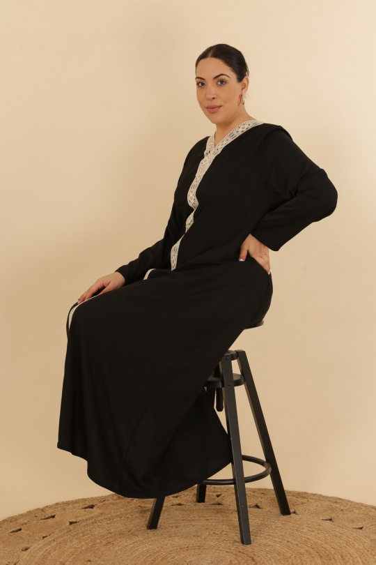Abaya Femme Camel J JEANS AB186 Efashion Paris