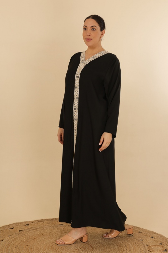 Abaya Femme Camel J JEANS AB186 Efashion Paris