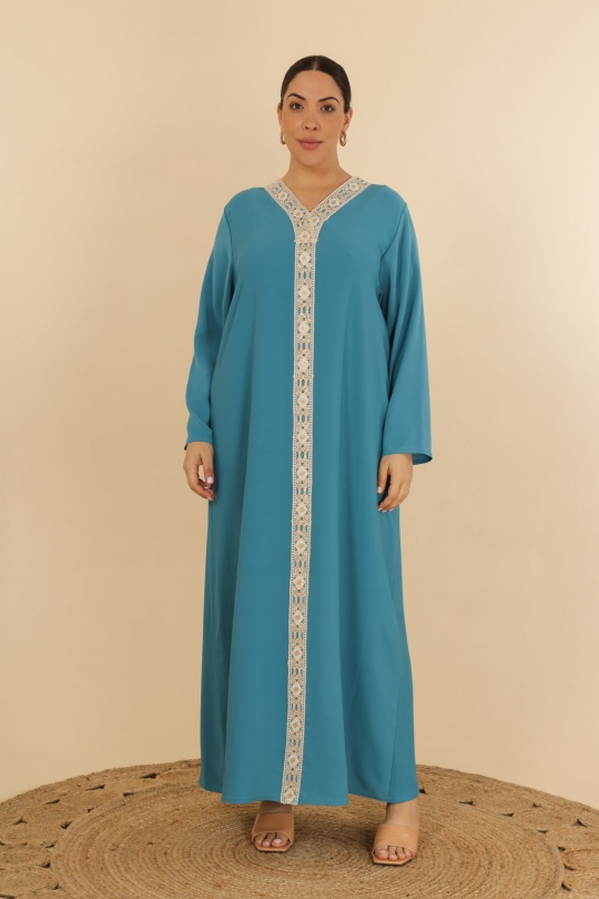Abaya Femme Camel J JEANS AB186 Efashion Paris