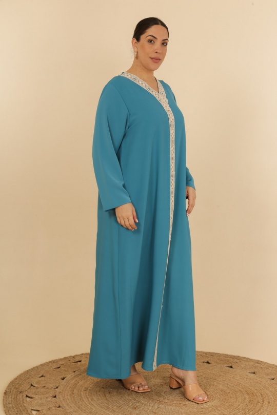 Abaya Femme Camel J JEANS AB186 Efashion Paris