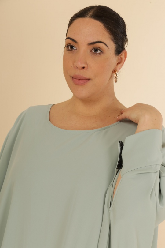 Abaya Femme Vert d eau J JEANS AB183 Efashion Paris